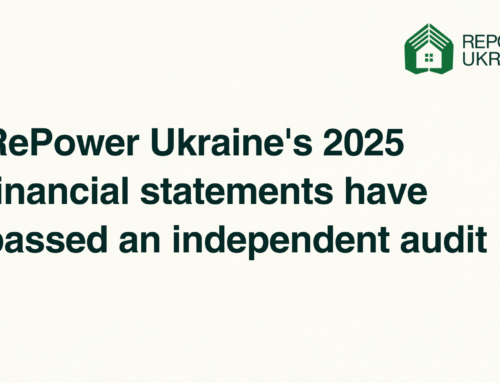 RePower Ukraine completes independent audit of its 2025 financial statements by Kreston Ukraine